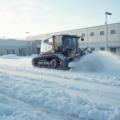 Самоходный снегоуборщик