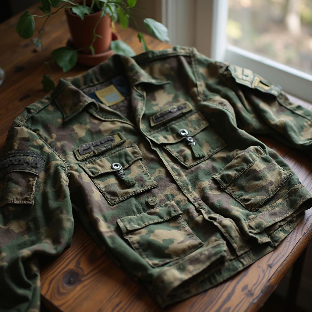 Камуфляжные брюки